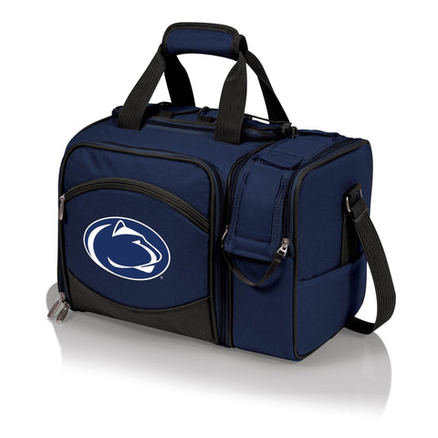 Penn State Nittany Lions Picnic Basket Cooler - Insulated Soft Cooler Bag with Beverage Section Cooler - YinzerShop