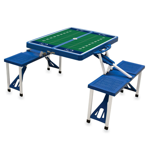 Penn State Nittany Lions Portable Folding Picnic Table - Durable Camping Table with Seats & Umbrella Hole Licensed - YinzerShop