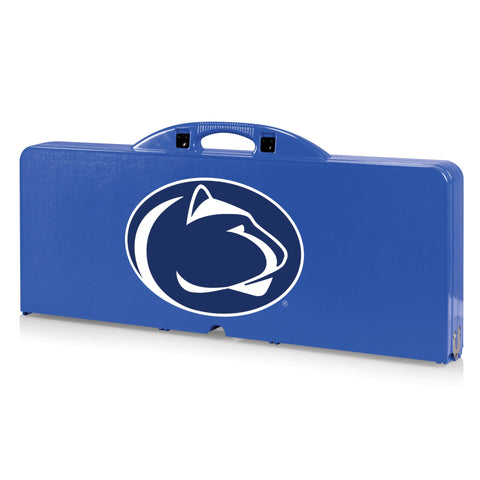 Penn State Nittany Lions Portable Folding Picnic Table | Durable Polypropylene Seats & Umbrella Hole Licensed - YinzerShop