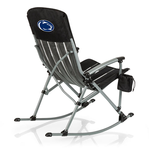Penn State Nittany Lions Rocking Camp Chair - Foldable Outdoor Seat With Steel Frame Licensed - YinzerShop
