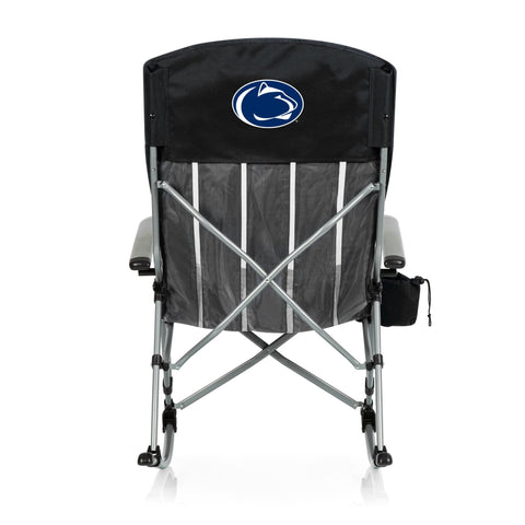 Penn State Nittany Lions Rocking Camp Chair - Foldable Outdoor Seat With Steel Frame Licensed - YinzerShop