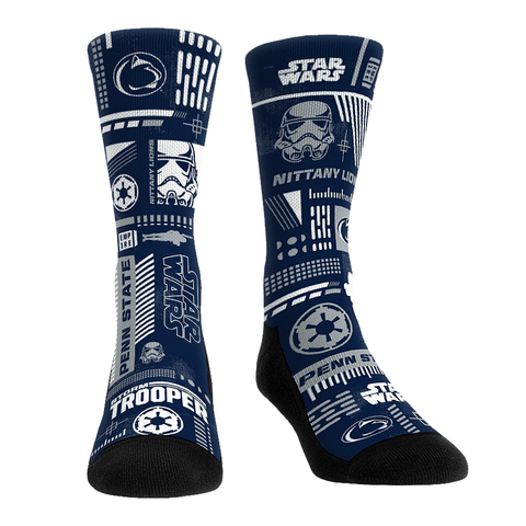 Penn State Nittany Lions - Star Wars - Stormtrooper Pattern Socks - YinzerShop