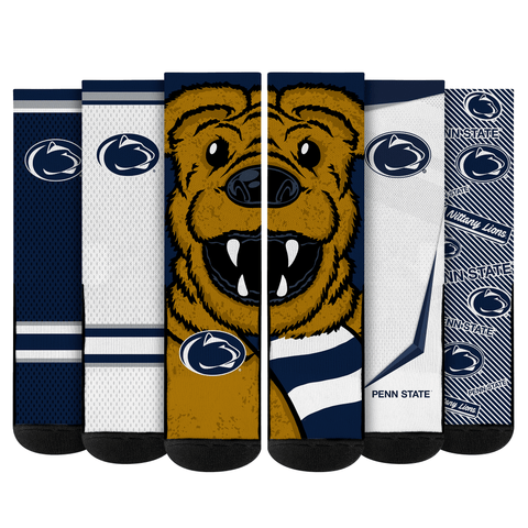 Penn State Nittany Lions - Super Fan Bundle 5-Pack Socks - YinzerShop