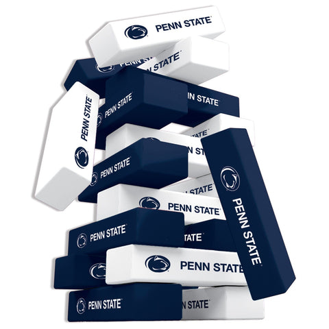 Penn State Nittany Lions Tumble Tower Game – Classic Wooden Block Challenge Classic Games - YinzerShop