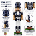 Penn State Nutcracker - Collectible Wooden Holiday Sports Decor With Team Colors Decor - YinzerShop