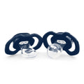Penn State Pacifiers - 2-Pack BPA Free Orthodontic Silicone Infant Soothers Pacifiers & Clips - YinzerShop