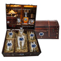 Penn State Royal Decanter Chest Set – 24 OZ Whiskey Barware Gift Set Royal Decanter Chest Set - YinzerShop