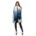 Penn State Scarf - Licensed Dip Dye Acrylic Fall Scarf With Team Logo Scarf - YinzerShop