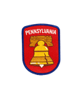Pennsylvania Embroidered Patch - Vintage Liberty Bell 4 Inch Sew-On Patch Embroidered Patch - YinzerShop