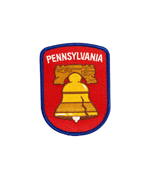 Pennsylvania Embroidered Patch - Vintage Liberty Bell 4 Inch Sew-On Patch Embroidered Patch - YinzerShop