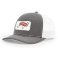 Pennsylvania Fresh Catch Trucker Cap | WearYourRoots Snapback Hat WYR Charcoal/White  