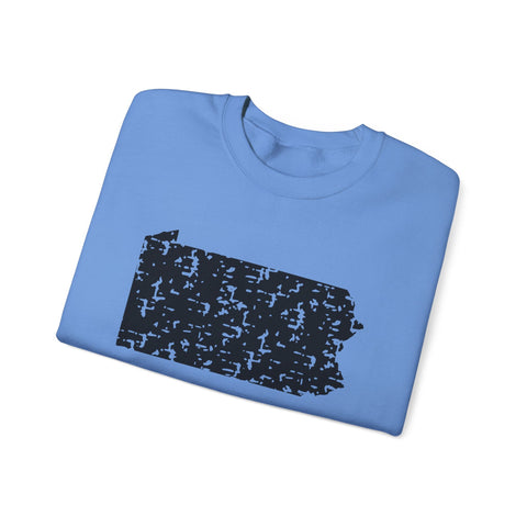 Pennsylvania Grunge - Heavy Blend™ Crewneck Sweatshirt Sweatshirt - YinzerShop