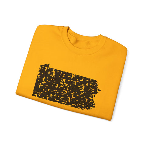 Pennsylvania Grunge - Heavy Blend™ Crewneck Sweatshirt Sweatshirt - YinzerShop