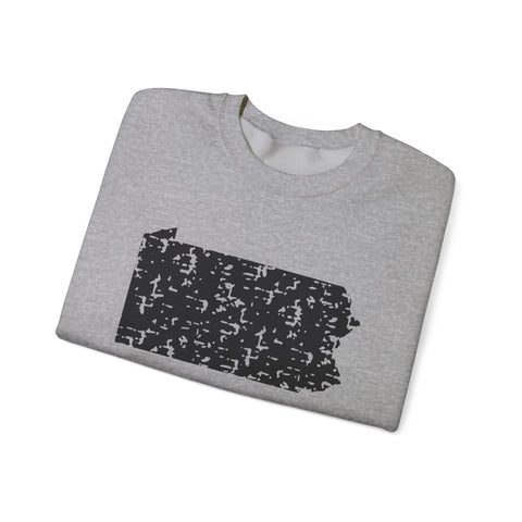 Pennsylvania Grunge - Heavy Blend™ Crewneck Sweatshirt Sweatshirt - YinzerShop