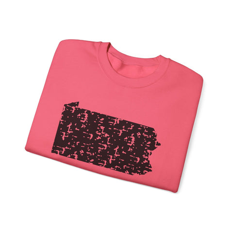 Pennsylvania Grunge - Heavy Blend™ Crewneck Sweatshirt Sweatshirt - YinzerShop