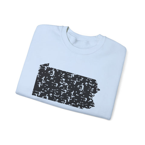 Pennsylvania Grunge - Heavy Blend™ Crewneck Sweatshirt Sweatshirt - YinzerShop