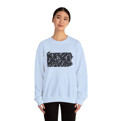 Pennsylvania Grunge - Heavy Blend™ Crewneck Sweatshirt Sweatshirt - YinzerShop