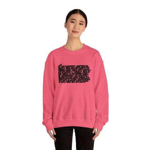 Pennsylvania Grunge - Heavy Blend™ Crewneck Sweatshirt Sweatshirt - YinzerShop