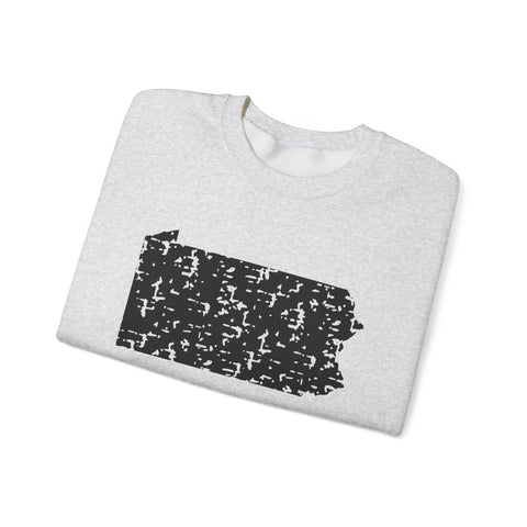 Pennsylvania Grunge - Heavy Blend™ Crewneck Sweatshirt Sweatshirt - YinzerShop