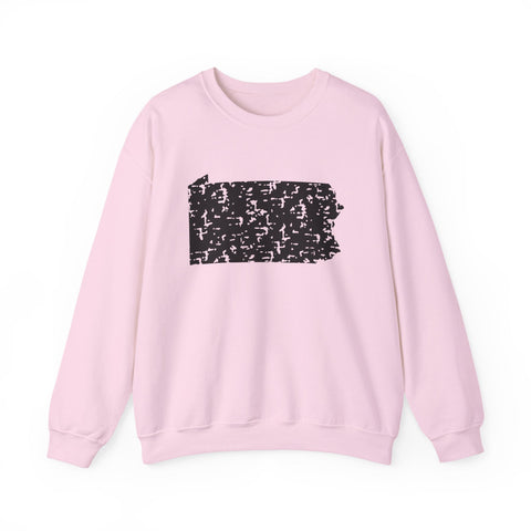 Pennsylvania Grunge - Heavy Blend™ Crewneck Sweatshirt Sweatshirt - YinzerShop