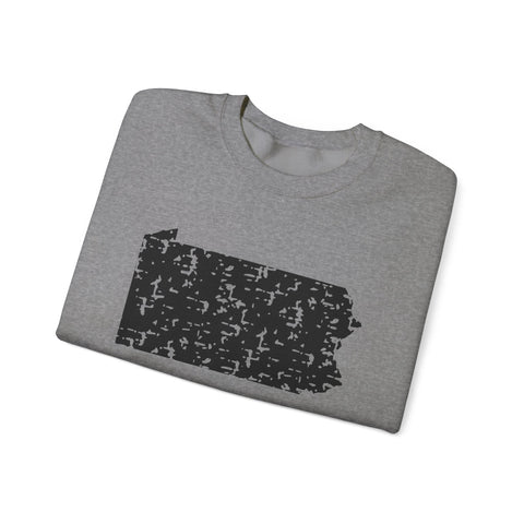 Pennsylvania Grunge - Heavy Blend™ Crewneck Sweatshirt Sweatshirt - YinzerShop