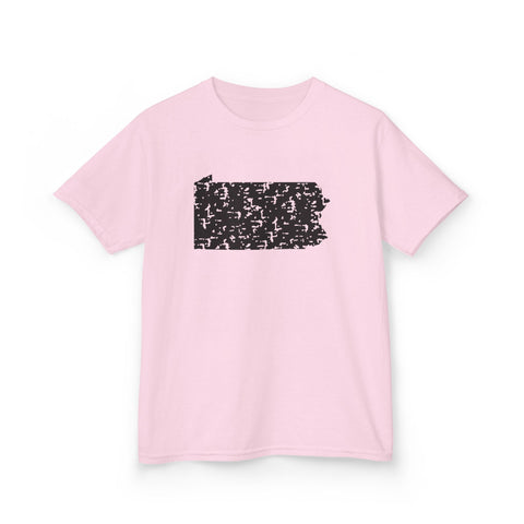 Pennsylvania Grunge - Kids Graphic T-Shirt Kids Apparel - YinzerShop