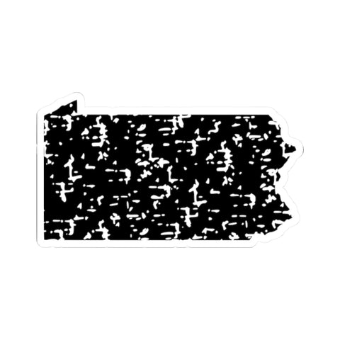 Pennsylvania Grunge - Kiss-Cut Stickers Paper Products - YinzerShop