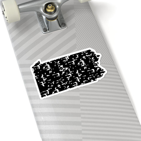 Pennsylvania Grunge - Kiss-Cut Stickers Paper Products - YinzerShop