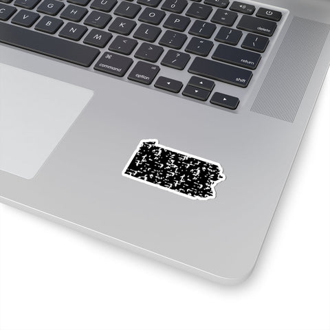 Pennsylvania Grunge - Kiss-Cut Stickers Paper Products - YinzerShop