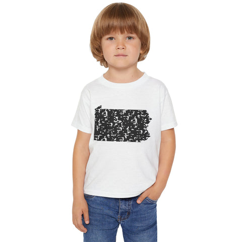 Pennsylvania Grunge - Toddler T-Shirt Kids Apparel - YinzerShop