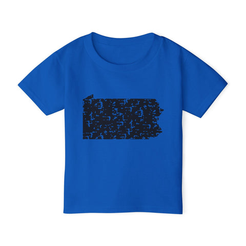 Pennsylvania Grunge - Toddler T-Shirt Kids Apparel - YinzerShop