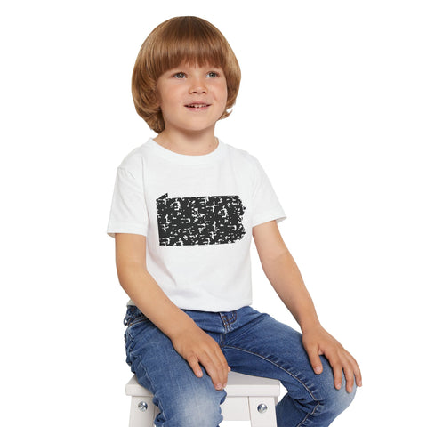 Pennsylvania Grunge - Toddler T-Shirt Kids Apparel - YinzerShop