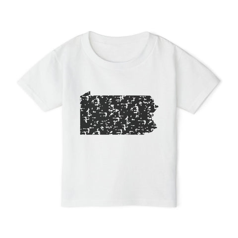 Pennsylvania Grunge - Toddler T-Shirt Kids Apparel - YinzerShop
