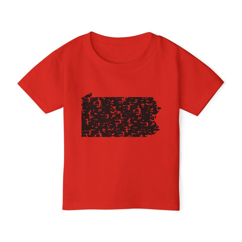 Pennsylvania Grunge - Toddler T-Shirt Kids Apparel - YinzerShop