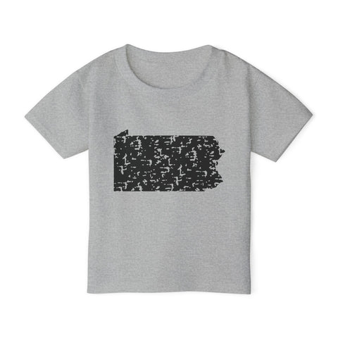 Pennsylvania Grunge - Toddler T-Shirt Kids Apparel - YinzerShop