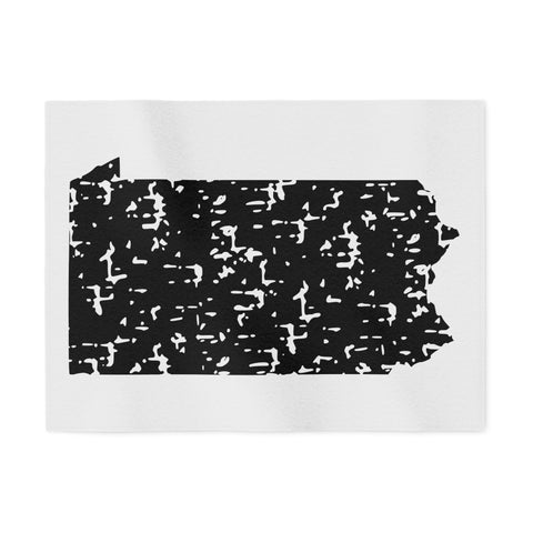 Pennsylvania Grunge - TT Style - Sweatshirt Blanket Home Decor - YinzerShop