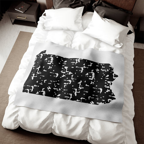 Pennsylvania Grunge - TT Style - Sweatshirt Blanket Home Decor - YinzerShop