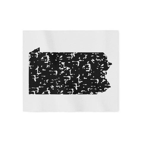 Pennsylvania Grunge - TT Style - Sweatshirt Blanket Home Decor - YinzerShop