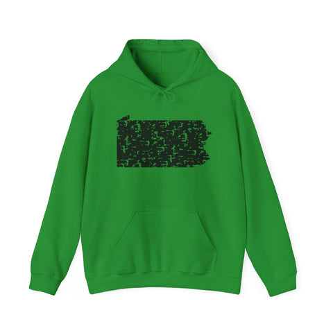 Pennsylvania Grunge - Unisex Heavy Blend™ Hooded Sweatshirt Hoodie - YinzerShop