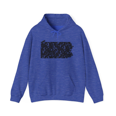 Pennsylvania Grunge - Unisex Heavy Blend™ Hooded Sweatshirt Hoodie - YinzerShop
