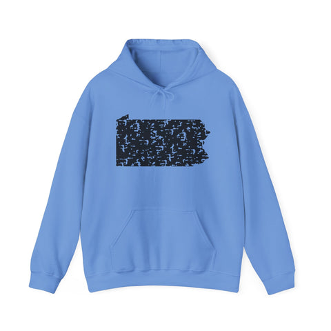 Pennsylvania Grunge - Unisex Heavy Blend™ Hooded Sweatshirt Hoodie - YinzerShop