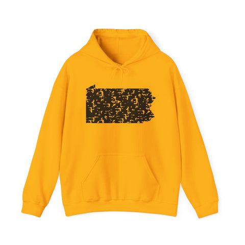 Pennsylvania Grunge - Unisex Heavy Blend™ Hooded Sweatshirt Hoodie - YinzerShop