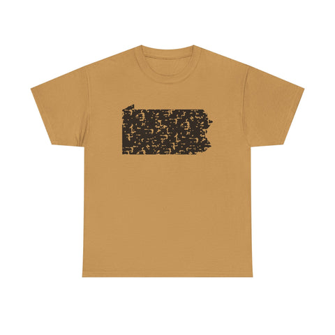 Pennsylvania Grunge - Unisex Heavy Cotton Tee T-Shirt - YinzerShop
