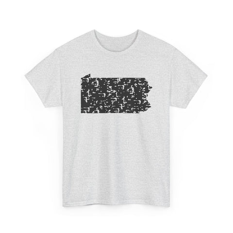 Pennsylvania Grunge - Unisex Heavy Cotton Tee T-Shirt - YinzerShop