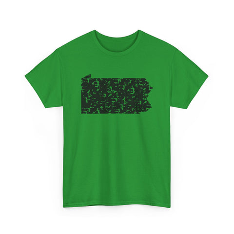 Pennsylvania Grunge - Unisex Heavy Cotton Tee T-Shirt - YinzerShop