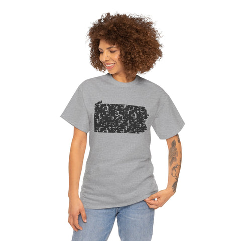 Pennsylvania Grunge - Unisex Heavy Cotton Tee T-Shirt - YinzerShop