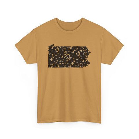 Pennsylvania Grunge - Unisex Heavy Cotton Tee T-Shirt - YinzerShop