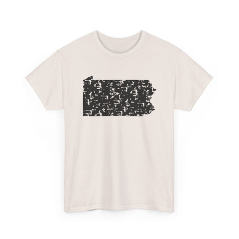 Pennsylvania Grunge - Unisex Heavy Cotton Tee T-Shirt - YinzerShop