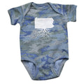 Pennsylvania Lil' Roots Onesie | WearYourRoots Baby One-Piece WYR Camo Newborn 