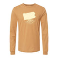 Pennsylvania Long Sleeve Tee - Slim Fit Crewneck Shirt With Durable Ribbed Cuffs Long Sleeve Shirt - YinzerShop